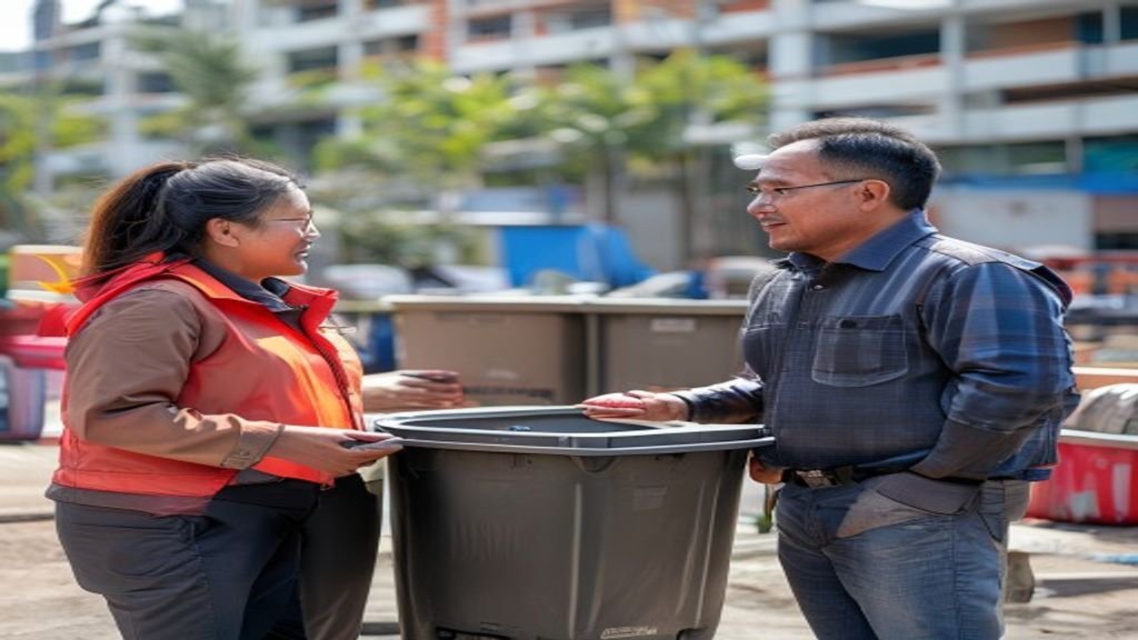 Tempat sampah Dalton modern di Jakarta, solusi kebersihan untuk rumah dan kantor.