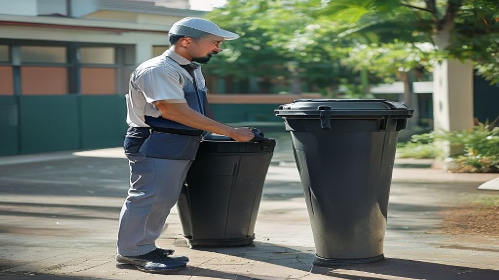 Tempat sampah berkualitas untuk jual di Makassar, desain modern dan tahan lama untuk kebersihan lingkungan