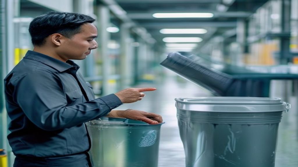 Tempat sampah HDPE tahan lama di Jakarta, desain modern dan ramah lingkungan untuk kebersihan kota.
